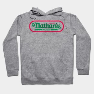 Retro / Nathan's Famous / Distressed Art Hoodie